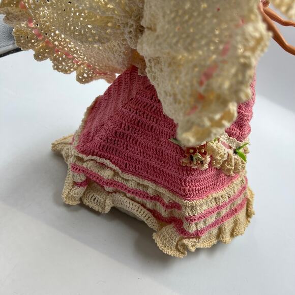 Vintage Annie's Attic February 1993 Pink Victorian GWTW Dress Handmade Doll - Picture 7 of 12